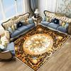 Ретро Золотой Роскошный Ковер Большой Декор Гостиной Домашние Ковры Нескользящий Коврик для Спальни Настраиваемые Ковры для Зоны Отдыха под Кофейный Столик