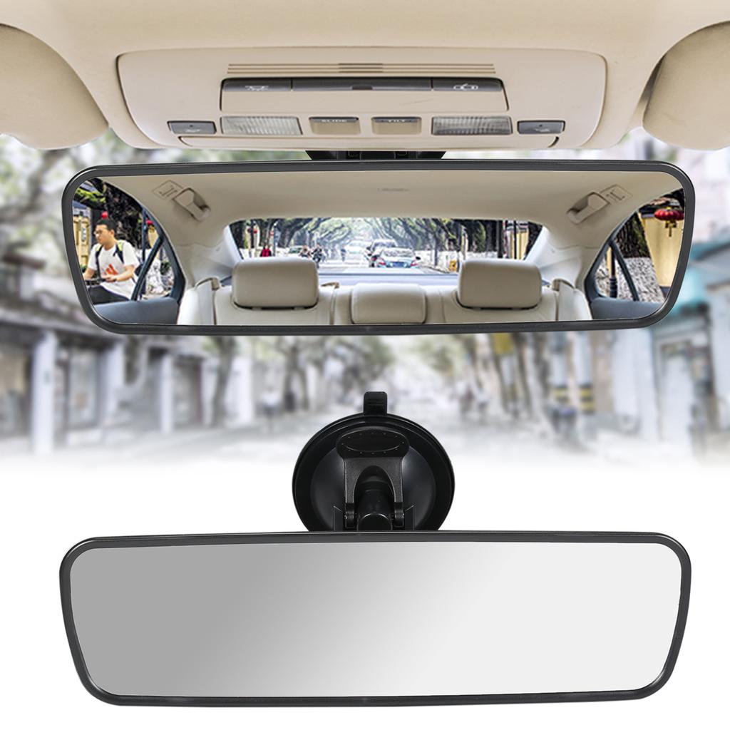 Rear View Mirror Suction Cup Rearview Mirror Wide Angle Rear View Mirror for Cars Vehicles SUVs