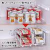 Marufuji Mobile Can Rack, Can Storage Organizer for Refrigerators, Beer Cans, Tidy, Space-Saving, Easy Access, Storage Rack, Can Dispenser, Adjustable