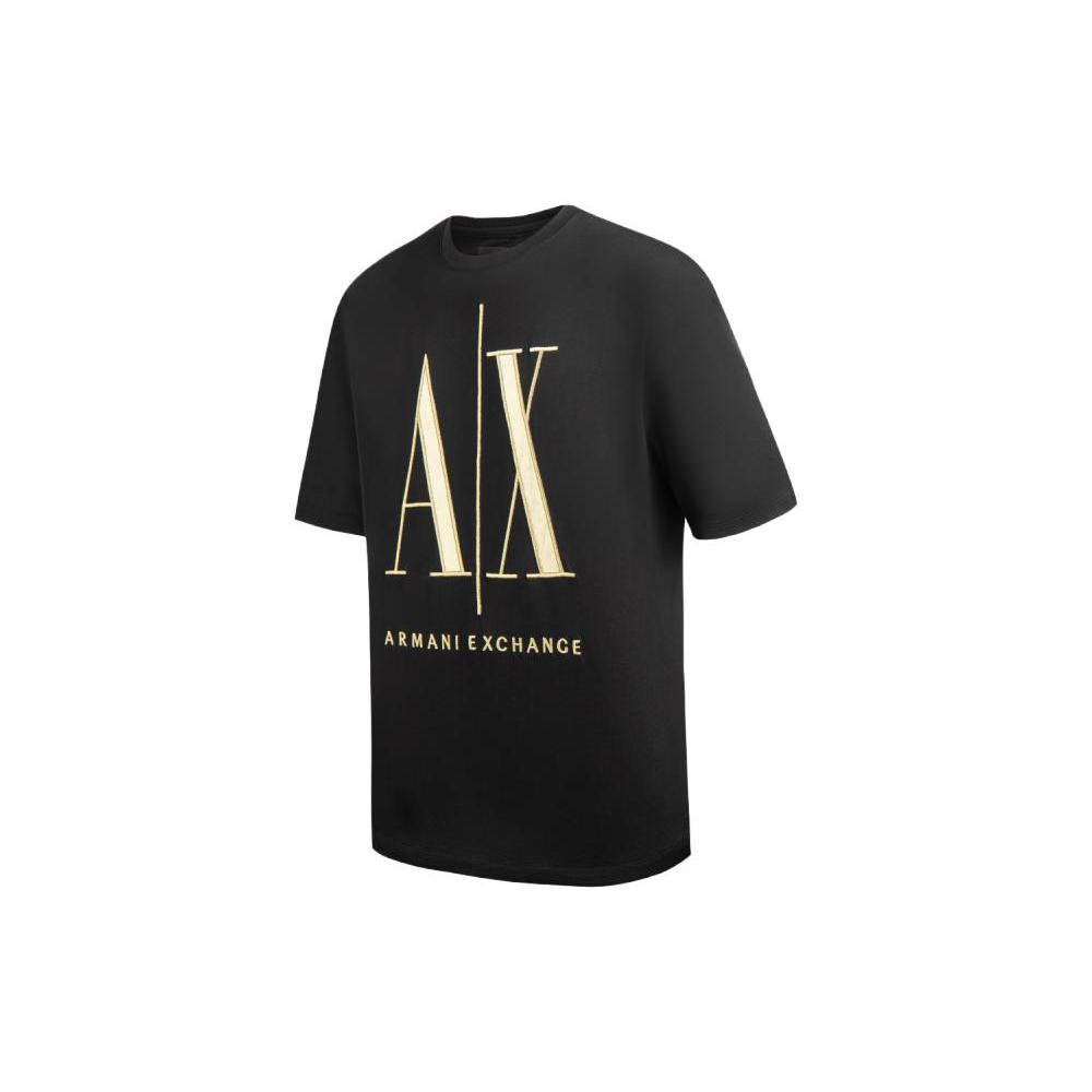 ARMANI EXCHANGE Logo-embroidery Cotton T-shirt 8NZTPQ-ZJH4Z-1200