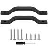 NEW 2Pcs RV Grab Handle Black Plastic Handles Replacement For Campers UTV