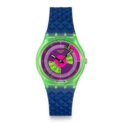 [Свотч] GENT BIOSOURCED SWATCH NEON SKYCHART Часы SO28G704 Унисекс Взрослый Синий