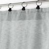 Panneau a anneaux voile tisse 140 x 240 cm Linke gris