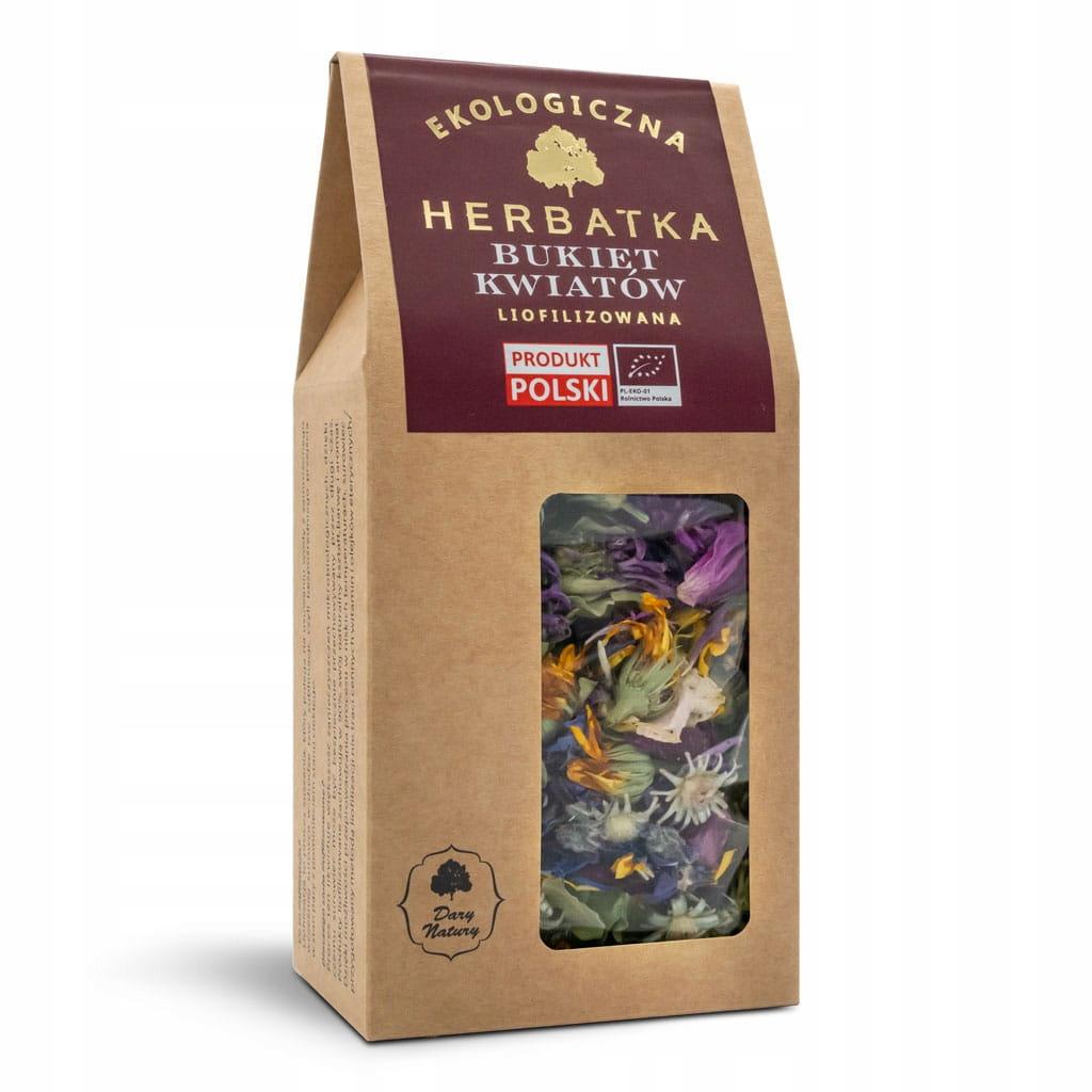 FREEZE-DRIED TEA BOUQUET OF FLOWERS ORGANIC 15 g - GIFTS OF NATURE