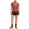 HOKA One One Простая Удобная Универсальная Модная Однотонная Футболка с Коротким Рукавом Женские топы 1175774-ROUG