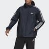 Adidas Беговая тренировочная куртка с капюшоном, мужская верхняя одежда, черная GQ0622