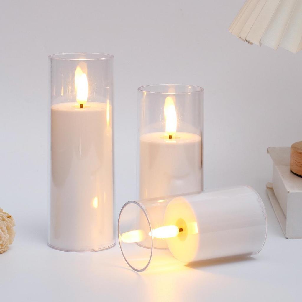 Светодиодная электронная свеча для свадеб, отелей и вечеринок — идеально подходит для создания праздничной атмосферы и подарков к праздникам