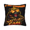 Pillow Case I Am Yelling Carl Donut Cat Meme Square Pillow Cover For Sofa Couch Bed Living Room Kawaii Pillowcases