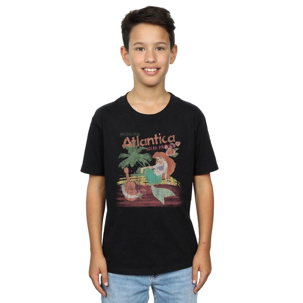 Disney Boys The Little Mermaid Greetings From Atlantica T-Shirt