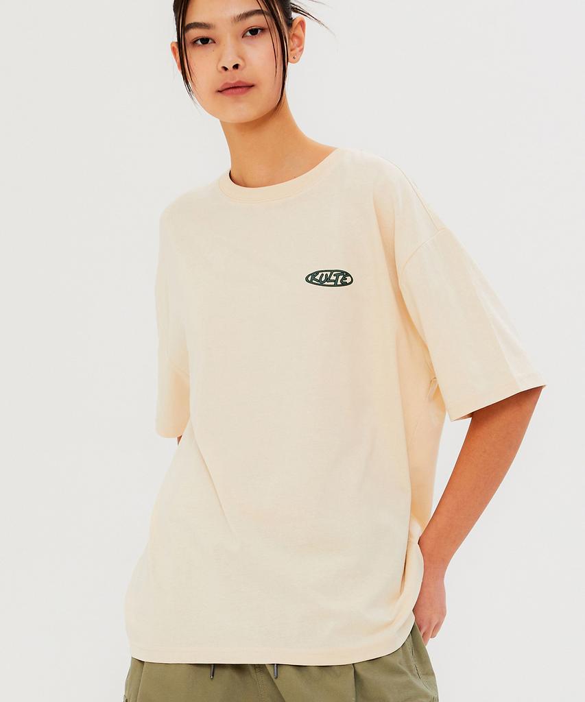 KULTE Orbit Logo T-Shirt Ivory