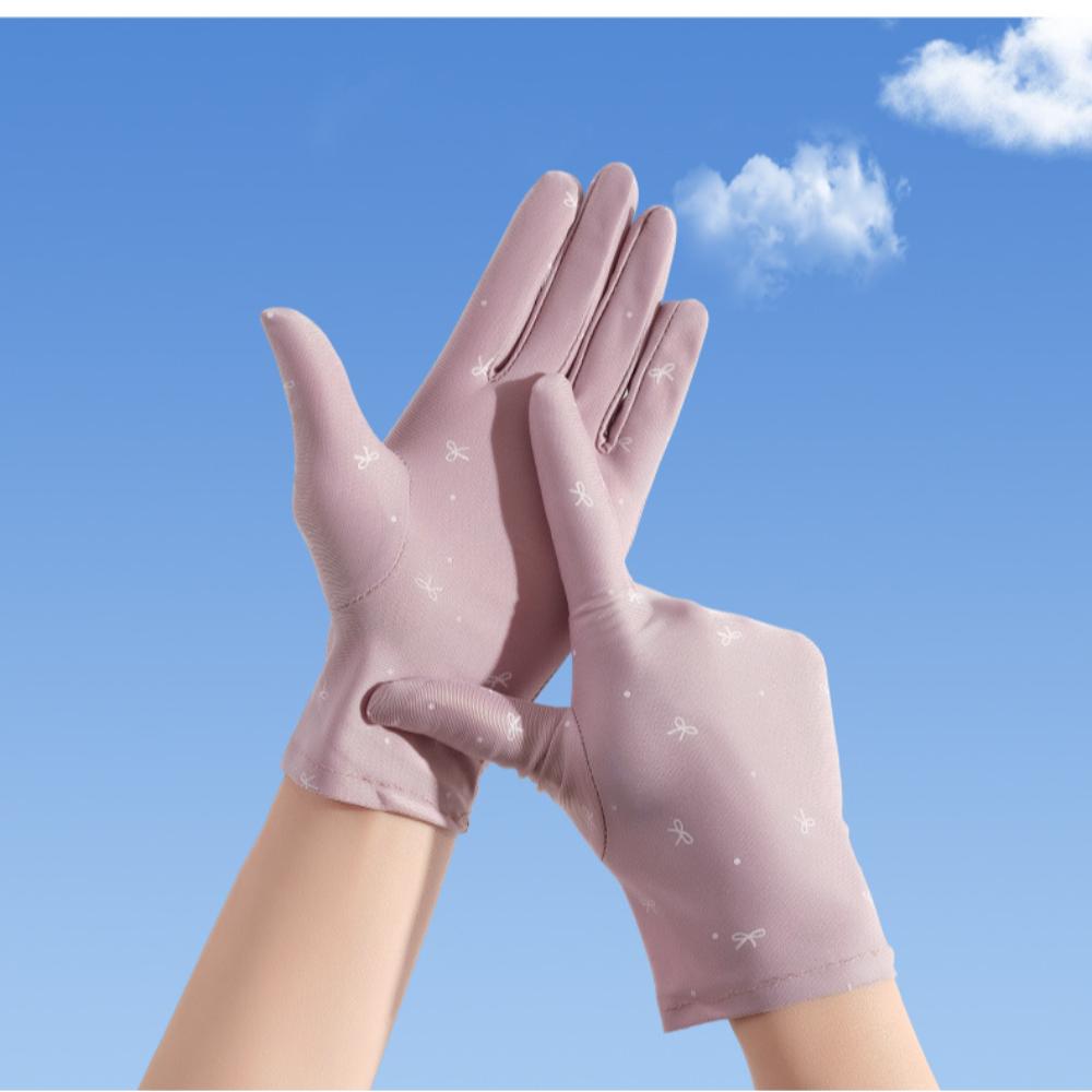 Spandex Thin  Summer Gloves Breathable Anti-Slip Gloves Fashion UV Protection Gloves  Women
