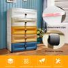 Комоды на колесиках Органайзер для хранения Прикроватный столик Боковой столик Тумбочка для спальни, прихожей, гостиной, детской комнаты