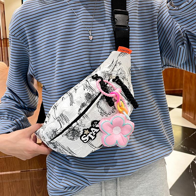 Сумка на грудь, сумка-банан для женщин, сумка через плечо, нейлоновая сумка на пояс для бега, повседневная поясная сумка, спортивная сумка на пояс в виде полумесяца