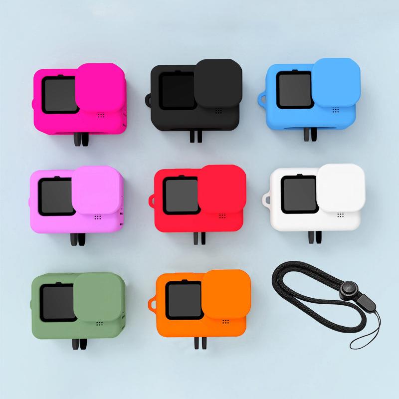 Для Hero 9 10 11 12 черный чехол для аксессуаров защитный мягкий стандартный корпус резиновый силиконовый чехол протектор для Hero