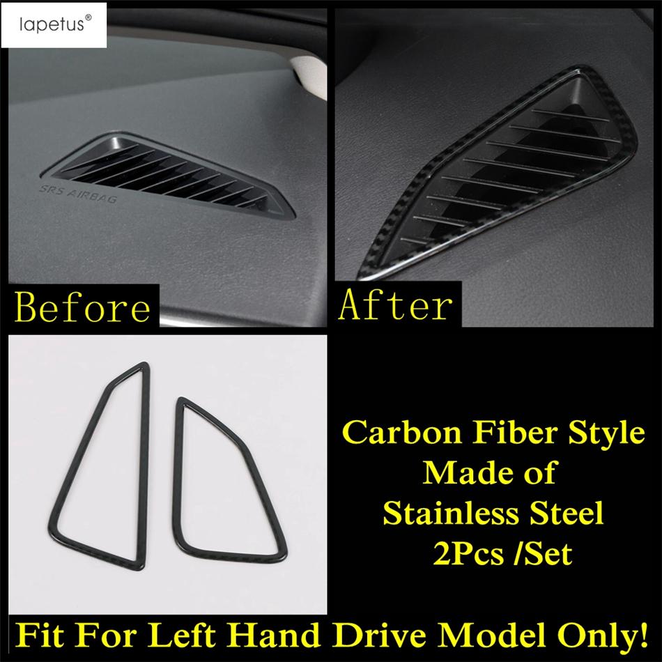 Central Console Dashboard Air AC Vent Outlet Frame Cover Trim For Toyota Corolla E210 - 2025 Stainless Steel Accessories