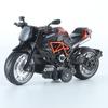 1:12-масштабная литая модель мотоцикла Gusto, игрушка с откатом со звуком и светом для детей, коллекция подарков для мальчиков и девочек
