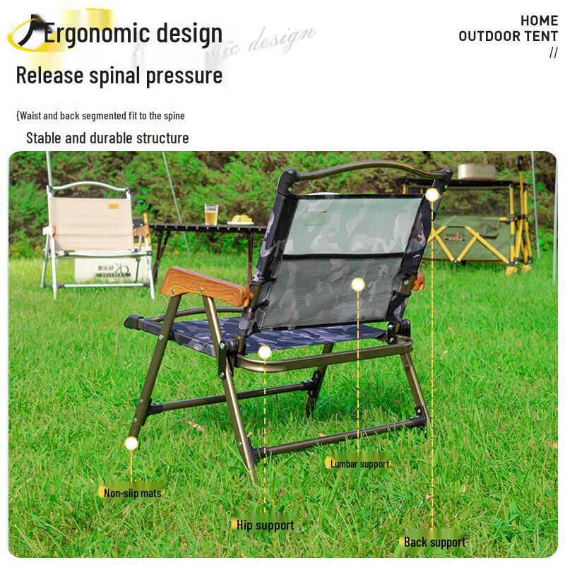 Kulodeng K12 Portable Aluminum Kermit Chair