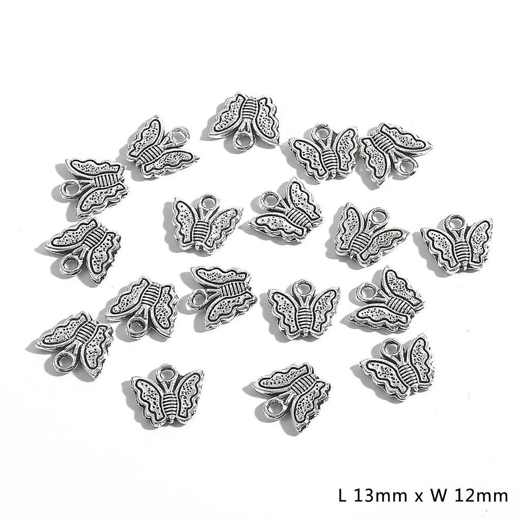 Серебряные подвески-шармы в виде животных для изготовления украшений своими руками - 10-30 штук