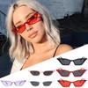 Trendy Women Cat Eye Design Sunglasses With Retro Small Eyeglass And Uv Protection