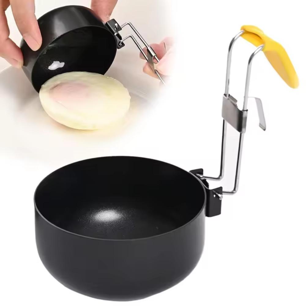 2pcs Collapsible Egg Poacher Non-stick Egg Cooker Cups Boiler Egg Mold  Hot Spring Egg