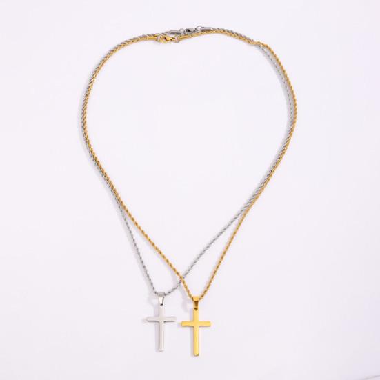 Ожерелье Yousheng для мужчин женщин из титановой стали кубинская цепочка ожерелье изящный кулон веры христианские религиозные ювелирные изделия подарки для мамы жены ее