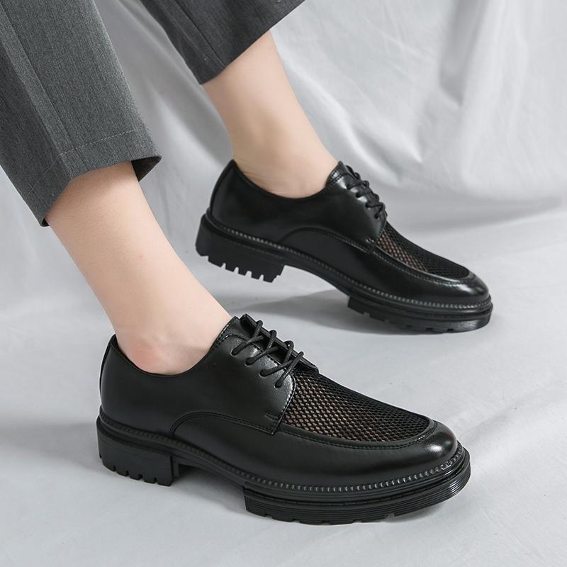 Мужские туфли из белой кожи Оксфорды Целые Роскошные Формальные Деловые Свадебные туфли для мужчин Толстая подошва Повседневные Оригинальные Мокасины