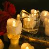 Беспламенные свечи для подсвечников 24/48 шт. Светодиодная электронная свеча с дистанционным управлением, работающая от батареек, мерцающее пламя для декора стола
