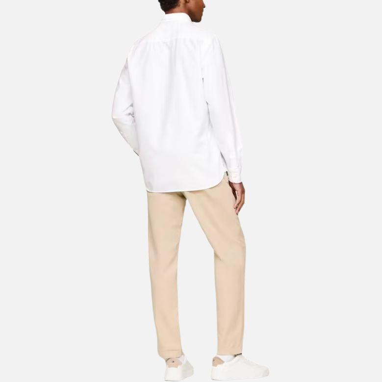 Tommy Hilfiger Рубашка Regular Fit с вышитым логотипом MW0MW35774-YCF