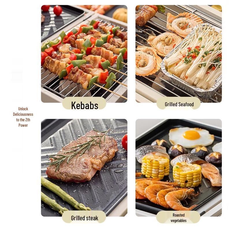 Beishanlang Round Dual-Sided Outdoor BBQ Grill