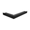 Vent Cover LUFT Corner Right 40x60x6 Black