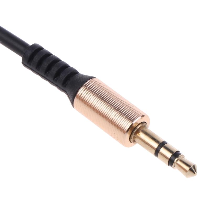 3.5mm Audio Cable, 90 Degree Right Angle 3-Conductor Stereo Aux Cable Cord 3.5mm Male to Male TRS-Cable Extension Line