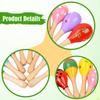 6 Pieces Wooden Maracas Hand Percussion Rattles Children Gifts Learning Toys Musical for Party
