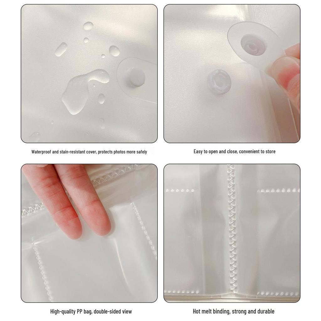 3-дюймовый прозрачный фотоальбом Polaroid Mini для фотографий, билетов и открыток Скрапбукинг
