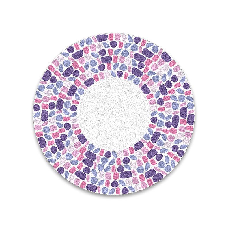 Круглый нескользящий коврик для ванной комнаты Душевая комната Ванная комната Полая сетка Дренаж Специальный противоскользящий коврик