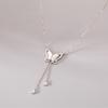 Shiny Butterfly Necklace Ladies Exquisite Clavicle Chain Necklace Jewelry For Ladies Gift