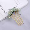 For Girls Headwear Pearl Disk Hair Hair Fork Hair Accessories U Shaped Hairpin Flowers Hair Stick