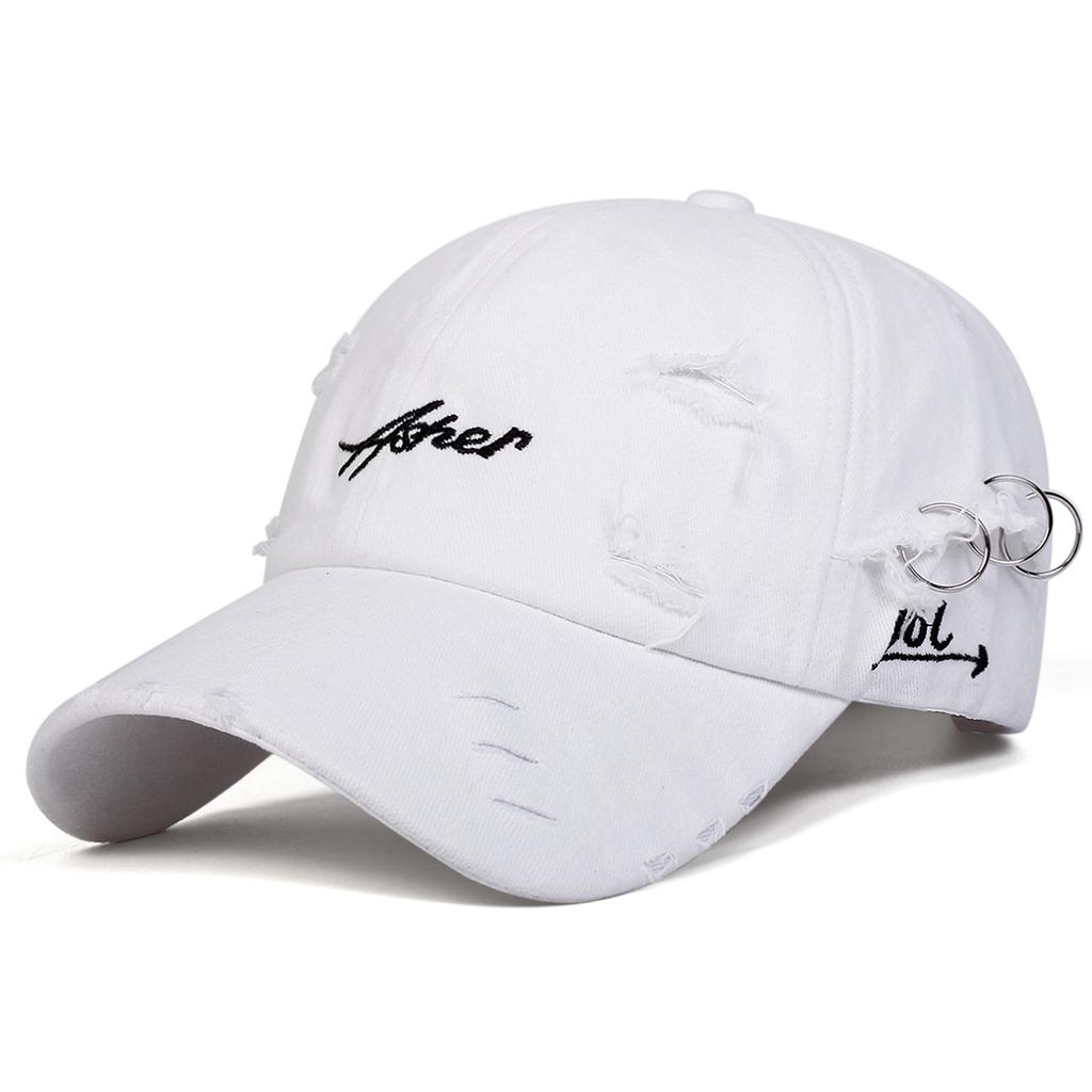 Мужская бейсболка Asher с вышивкой букв, винтажная, с дырками, для улицы, регулируемая, солнцезащитная, для отдыха, весна, осень, путешествия, туризм, пляжный отдых