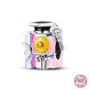 100% 925 Silver Fantasy Flying Dragon Mysterious Butterfly Charms Pendants Fit Qikaola Original Bracelets DIY Jewelry