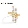ATTA Classic Jewellery Silver 925 Rings With Special Design Pearl Wedding & Party Ring for Women 18K Gold Plated Silver Jewelry