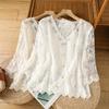 2025 Summer Women Lace T-Shirt Basic New Fashion Tops Lace Tees Casual Loose Tees