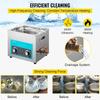 10L Ultrasonic Cleaner Jewelry Cleaner with Heater Timer for Jewelry Cleaning Knob Control Eyeglass Rings Dentures Music Instruments