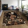 Multiple sizes Moonlit Rabbit Rug Pattern Carpet for Living Room Bedroom Sofa Home Decor Non-slip Floor Mat Luxury Gift