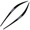 2Pcs Car Headlight Head Lamp Eyebrow Headlight Cover Trim Sticker for BMW 3 Series G20 G28 320i 330i Sedan   -