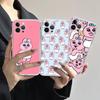 Мультяшный O-Opanchu Usagi Прозрачный чехол для телефона для iPhone 16 15 14 13 12 11 Pro Max Plus Мягкая крышка