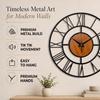 Designer Wall Clock for Living Room Stylish Latest | Metal Decorative Wall Watch Stylish Analog Hanging Clock for Living Room, Bedroom, Kitchen