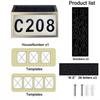 Durable Solar LED House Number Waterproof LED Exterior Fence Lamps  Villa Hotel