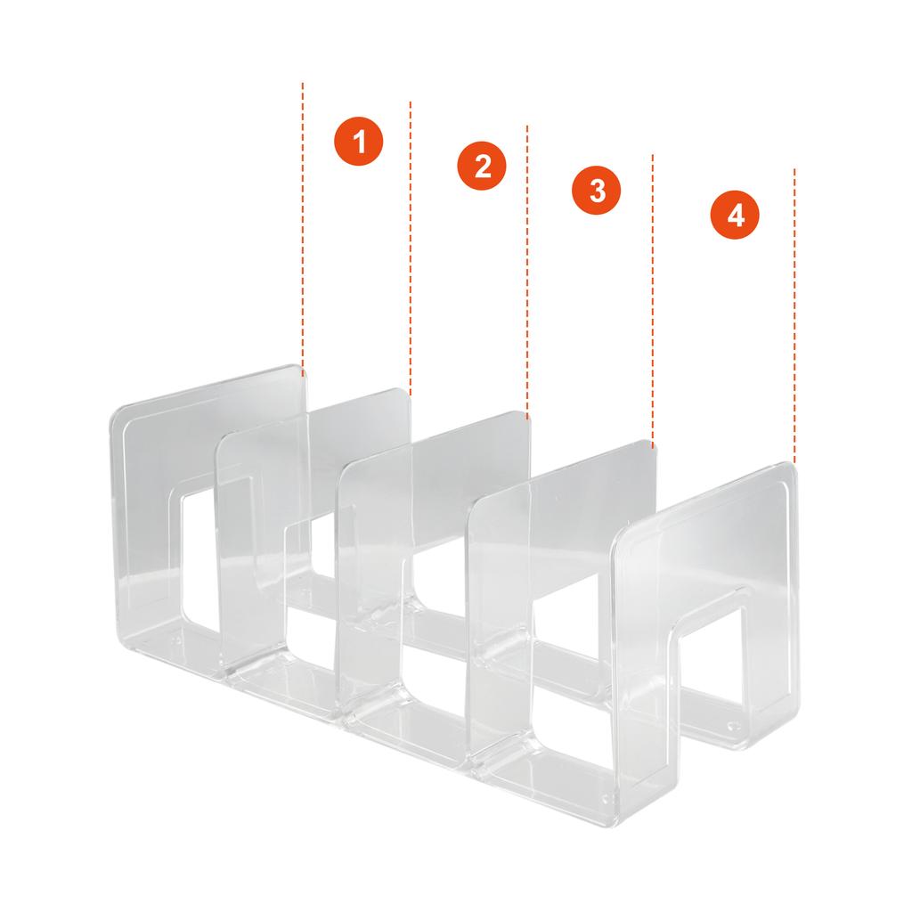 Premium Organizer Clear Acrylic Handbag Storage Rack Women Stackable Design