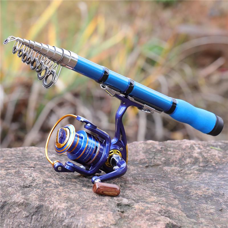 SOUGAYILANG Fishing Rod Reel Set Carbon Fiber Rod with Spinning Reel for Freshwater Saltwater Fishing