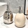Креативный дозатор мыла для отеля, керамический флакон для дезинфицирующего средства для рук, флакон для геля для душа, лосьона для ванной комнаты, современные аксессуары для ванной комнаты