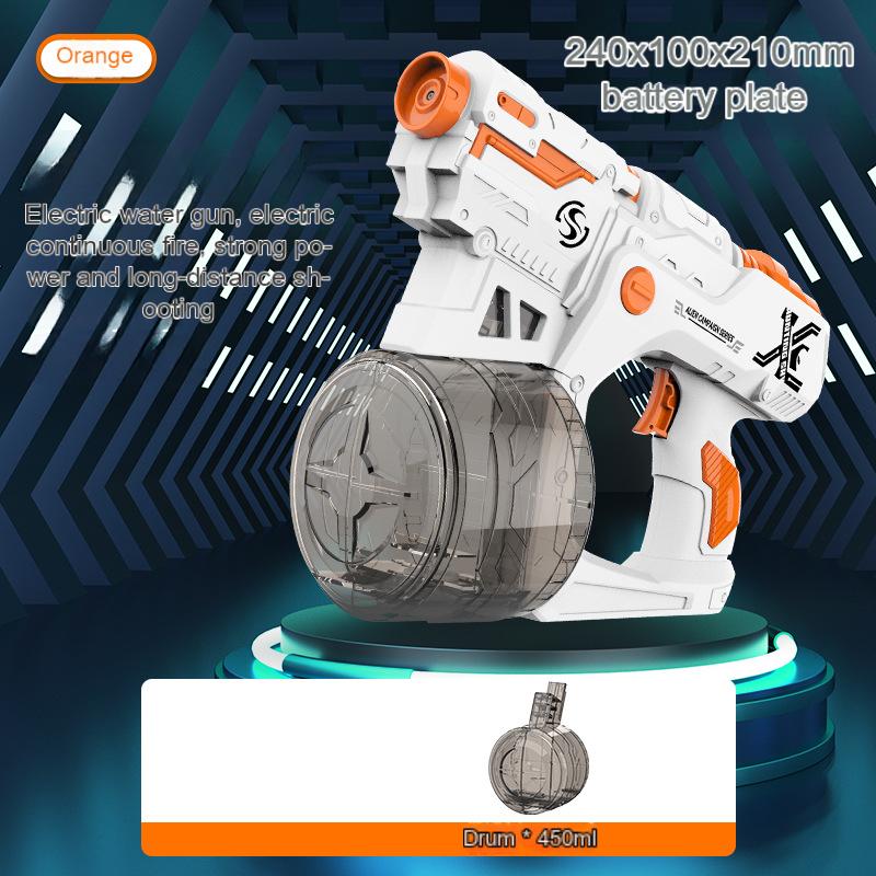 Нетоксичная новая электрическая игрушка водяной пистолет для улицы, лета, пляжа, бассейна, вечеринки, битвы, водяной пистолет с большой емкостью, игра «Веселое ведро с водой»